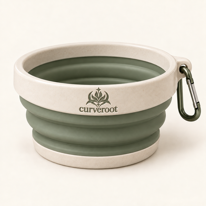 Curveroot® Collapsible Travel Bowl