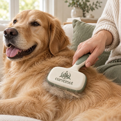 Curveroot® Gentle Deshedding Brush