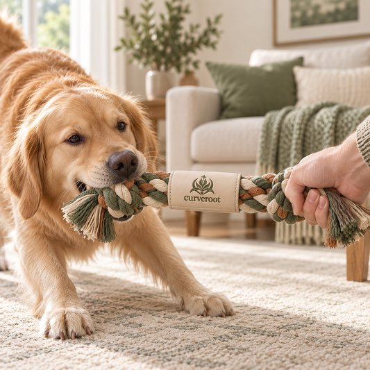 Curveroot® Woven Rope Tug Toy