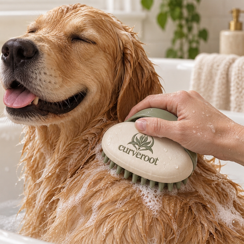 Curveroot® Gentle Bath & Massage Brush
