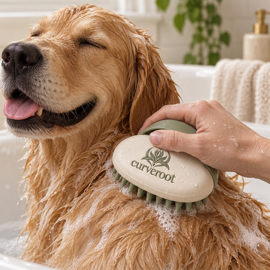 Curveroot® Gentle Bath & Massage Brush