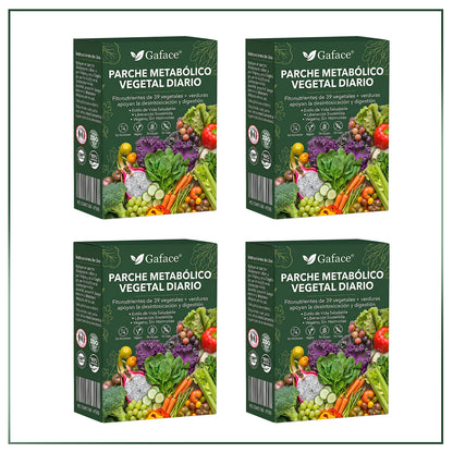 𝐆𝐚𝐟𝐚𝐜𝐞® 𝐃𝐚𝐢𝐥𝐲 𝐕𝐞𝐠𝐞𝐭𝐚𝐛𝐥𝐞 𝐌𝐞𝐭𝐚𝐛𝐨𝐥𝐢𝐜 𝐏𝐚𝐭𝐜𝐡 𝐮𝐬𝐞𝐬 𝐨𝐫𝐠𝐚𝐧𝐢𝐜 𝐯𝐞𝐠𝐞𝐭𝐚𝐛𝐥𝐞 𝐞𝐱𝐭𝐫𝐚𝐜𝐭𝐬 𝐚𝐧𝐝 𝐩𝐡𝐲𝐭𝐨𝐧𝐮𝐭𝐫𝐢𝐞𝐧𝐭𝐬 𝐟𝐫𝐨𝐦 𝟑𝟗 𝐯𝐞𝐠𝐞𝐭𝐚𝐛𝐥𝐞𝐬 + 𝐠𝐫𝐞𝐞𝐧𝐬 𝐭𝐨 𝐬𝐮𝐩𝐩𝐨𝐫𝐭 𝐝𝐞𝐭𝐨𝐱, 𝐝𝐢𝐠𝐞𝐬𝐭𝐢𝐨𝐧 & 𝐦𝐞𝐭𝐚𝐛𝐨𝐥𝐢𝐜 𝐫𝐞𝐬𝐞𝐭, 𝐚𝐧𝐝 𝐛𝐨𝐨𝐬𝐭 𝐞𝐧𝐞𝐫𝐠𝐲 𝐟𝐨𝐫 𝐚𝐥𝐥-𝐝𝐚𝐲 𝐰𝐞𝐥𝐥𝐧𝐞𝐬𝐬.