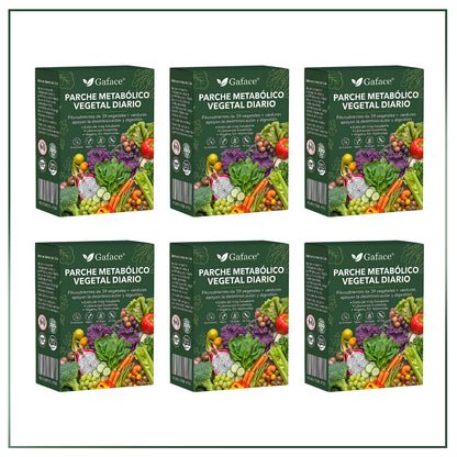 𝐆𝐚𝐟𝐚𝐜𝐞® 𝐃𝐚𝐢𝐥𝐲 𝐕𝐞𝐠𝐞𝐭𝐚𝐛𝐥𝐞 𝐌𝐞𝐭𝐚𝐛𝐨𝐥𝐢𝐜 𝐏𝐚𝐭𝐜𝐡 𝐮𝐬𝐞𝐬 𝐨𝐫𝐠𝐚𝐧𝐢𝐜 𝐯𝐞𝐠𝐞𝐭𝐚𝐛𝐥𝐞 𝐞𝐱𝐭𝐫𝐚𝐜𝐭𝐬 𝐚𝐧𝐝 𝐩𝐡𝐲𝐭𝐨𝐧𝐮𝐭𝐫𝐢𝐞𝐧𝐭𝐬 𝐟𝐫𝐨𝐦 𝟑𝟗 𝐯𝐞𝐠𝐞𝐭𝐚𝐛𝐥𝐞𝐬 + 𝐠𝐫𝐞𝐞𝐧𝐬 𝐭𝐨 𝐬𝐮𝐩𝐩𝐨𝐫𝐭 𝐝𝐞𝐭𝐨𝐱, 𝐝𝐢𝐠𝐞𝐬𝐭𝐢𝐨𝐧 & 𝐦𝐞𝐭𝐚𝐛𝐨𝐥𝐢𝐜 𝐫𝐞𝐬𝐞𝐭, 𝐚𝐧𝐝 𝐛𝐨𝐨𝐬𝐭 𝐞𝐧𝐞𝐫𝐠𝐲 𝐟𝐨𝐫 𝐚𝐥𝐥-𝐝𝐚𝐲 𝐰𝐞𝐥𝐥𝐧𝐞𝐬𝐬.